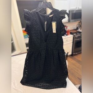 Mi Ami Black lined mini Dress NWT, Size L